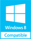 Compatible with Windows 8