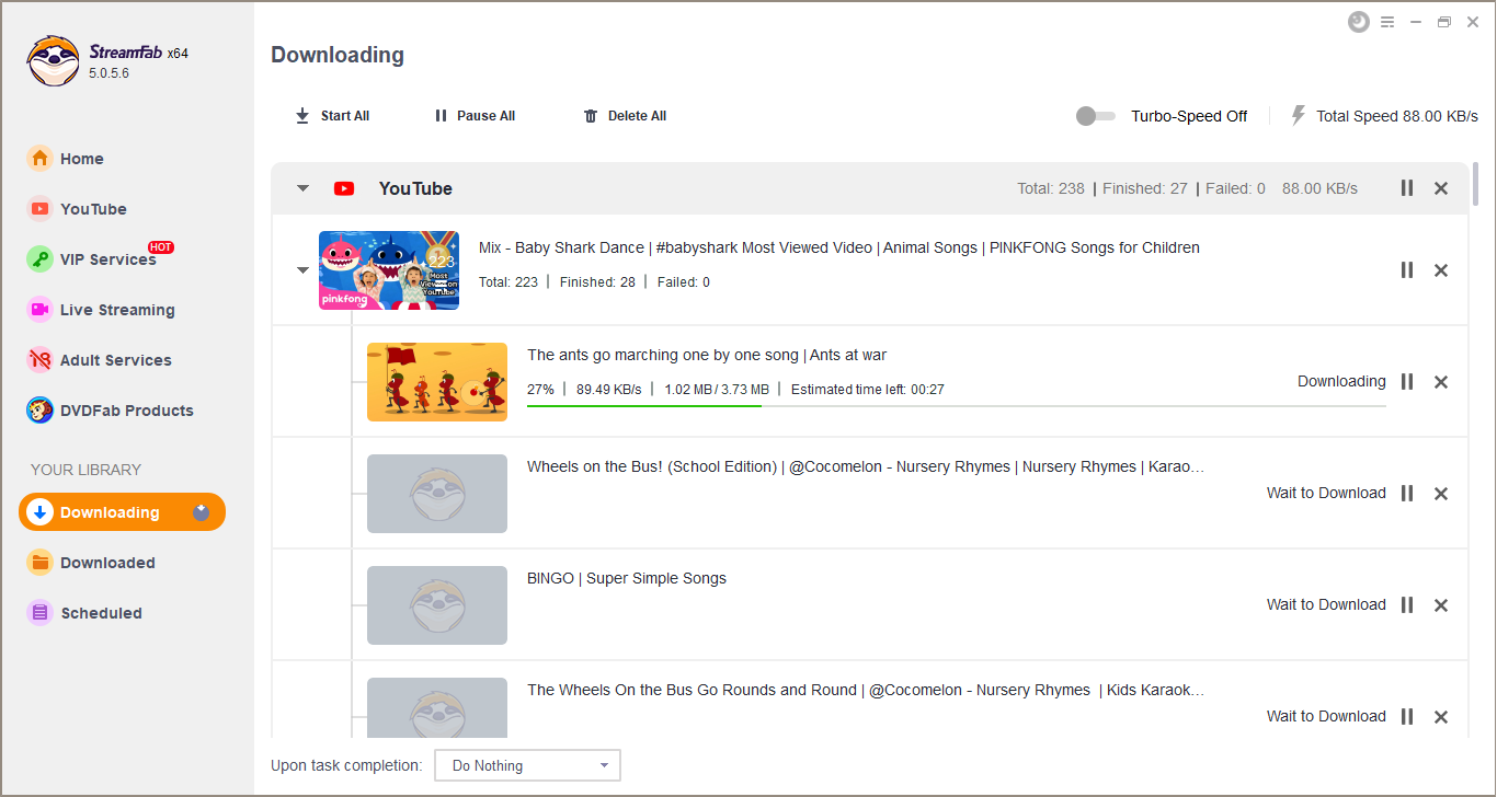 Download YouTube music for free with StreamFab