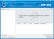 Data Recovery: scan deleted files