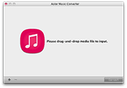 Mac Music Converter: drag and drop
