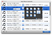 Mac Music Converter: set output audio formats