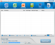 PDF Converter: main interface