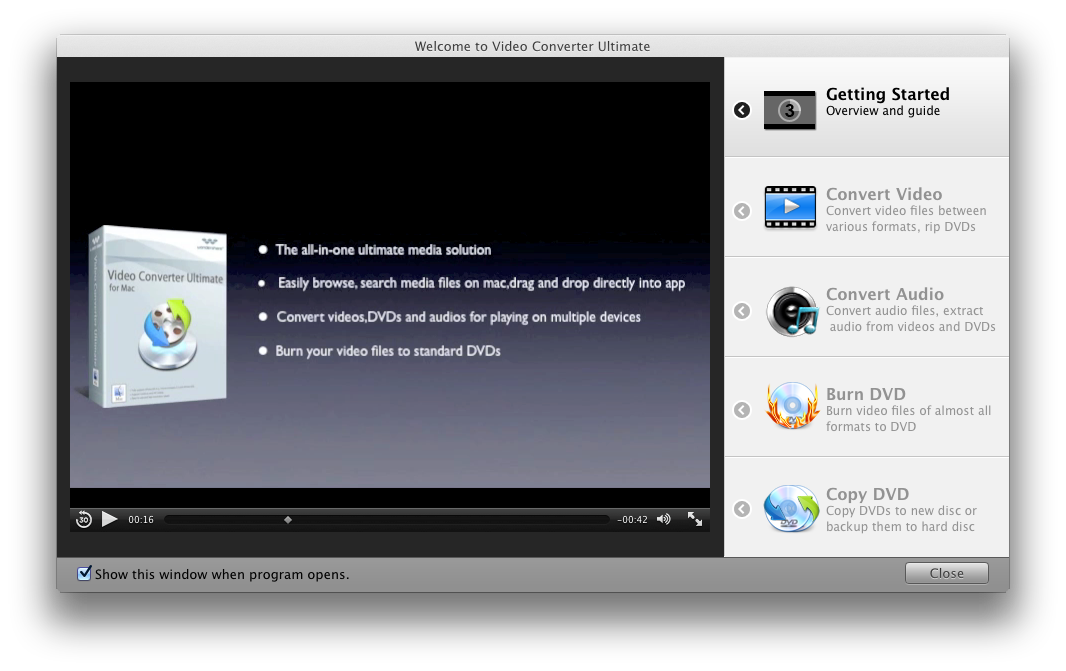 Video Converter Ultimate for Mac User Guide How to Convert Video and