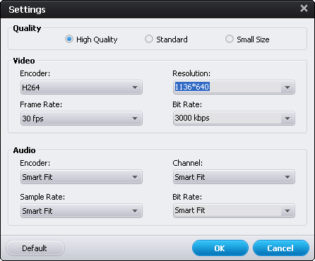 iPhone 5 video format and resolution